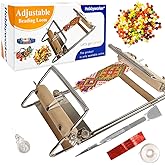hobbyworker The Third Generation Beading Loom Kit with Seed Beads, Bead Needle,Thread,Needle Threader and Instruction Manual,Bead Looms for Adult Jewelry Beading Supplies