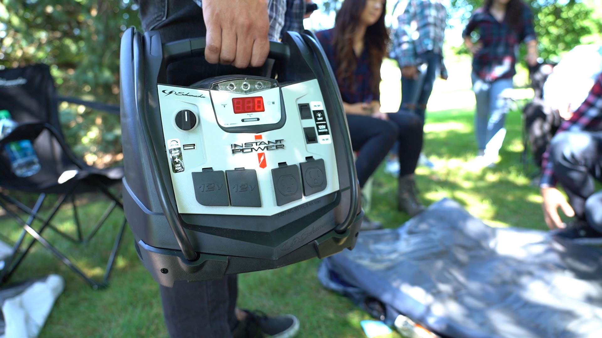 Schumacher SJ1332 1200 Amp Jump Starter with Air Compressor and 12V USB Power