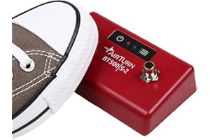 AirTurn BT500S-2 Bluetooth Pedal Page Turner DAW MIDI App Controller