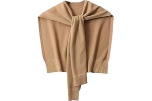 WaJuemy Sweater Shawl Wraps for Women Sweater Knitted Knotted Shawls Travel Casual Scarf Cape Shoulder Tops Fashion Wrap