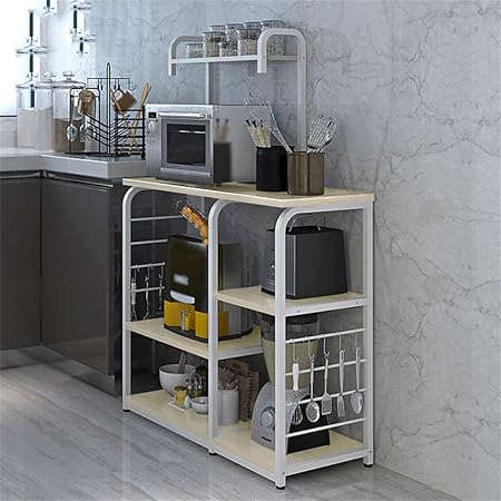 Muebles de cocina Estante de horno de microondas Estante de cocina ...