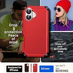 AICase for iPhone 16 Case with Glass