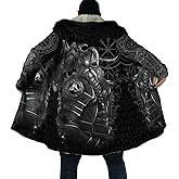 Byadbiny Viking Warriors God Odin Fenrir Tattoo Hooded Cloak 3D All Over Printed Cloak With Hood Harajuku Jacket Cosplay