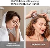arboleaf Electric Scalp Massager Waterproof Head Massager with 8 Silicone Heads view 2