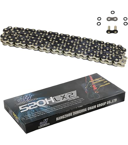 Amazon.com: RK Racing Chain BL525ZXW-120 Black Scale 120 Link XW