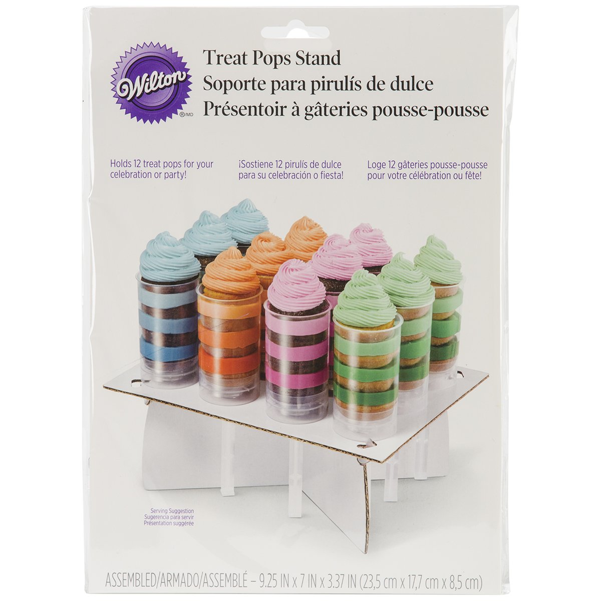 Wilton Treat Pops Stand-White 11.75 x 8.25-inch Holds 12, Other, Multicoloured, 2.76 x 21.05 x 28.67 cm