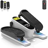 HOTWAVE Under Desk Elliptical Exercise Machine, Ellipse Leg Exerciser Electric as Seen on TV While Sitting for Seniors with Remote Control & 12-Speeds, Seated Foot Pedal Exercise Training Equipment