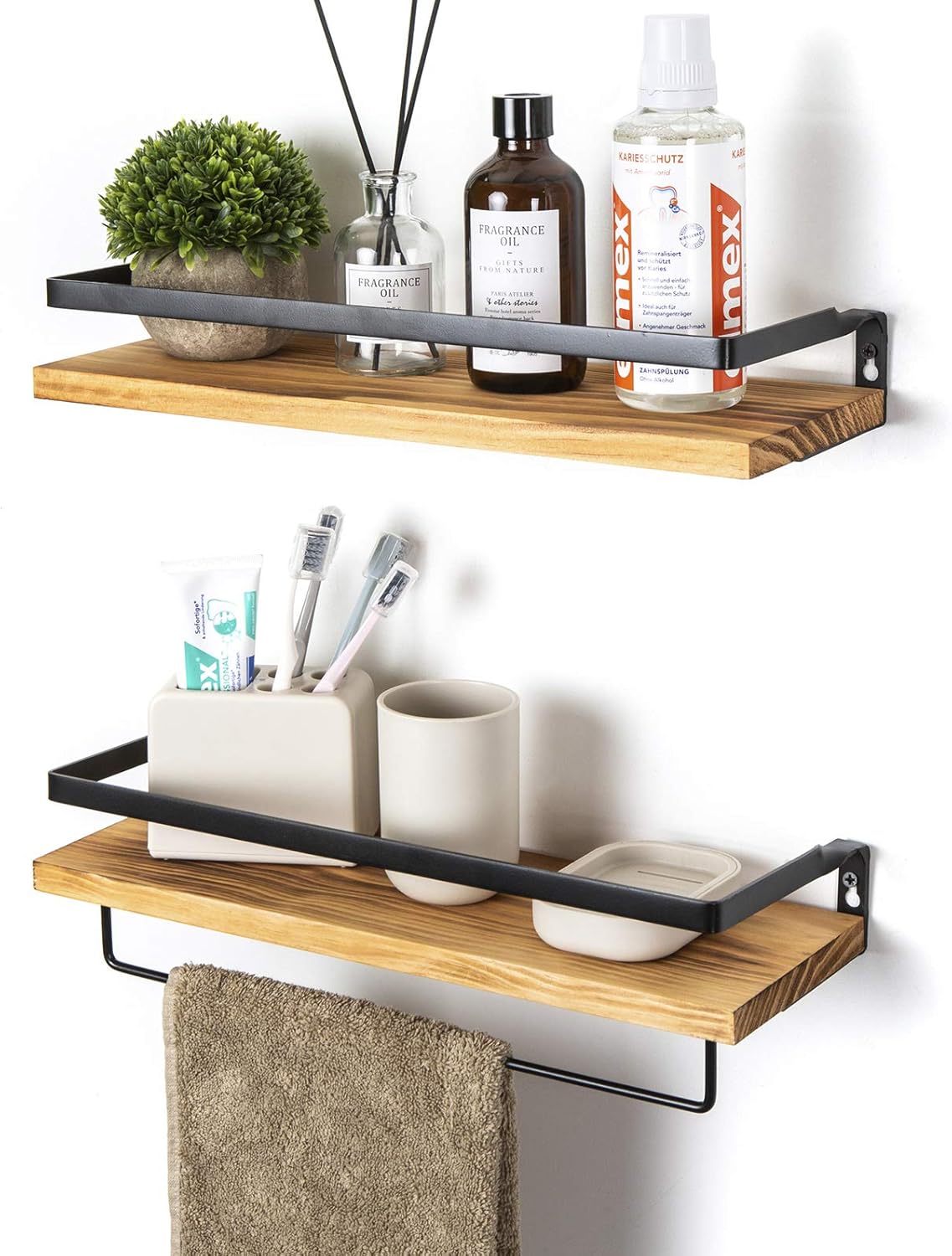 SODUKU Floating Shelves Wall Mounted Storage Shelves for Kitchen