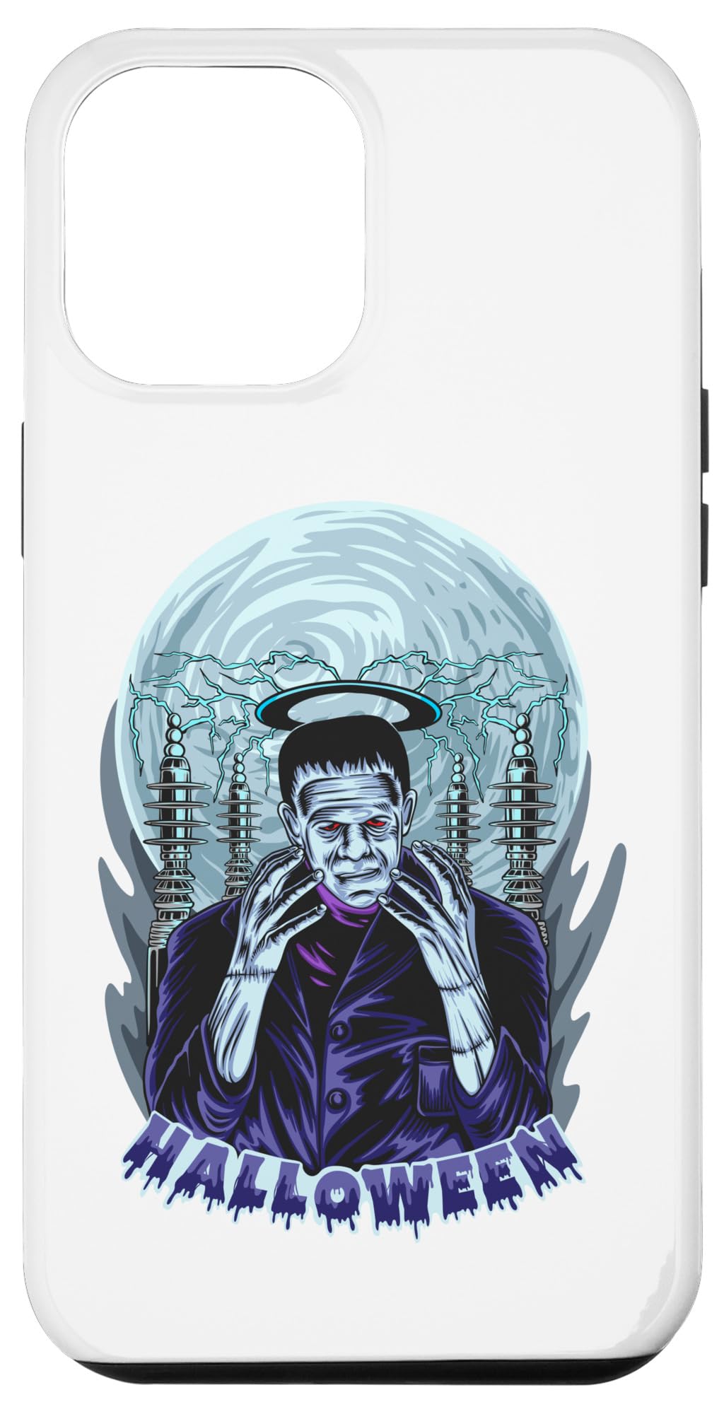 iPhone 12 Pro Max Halloween costume funny frankenstein Case