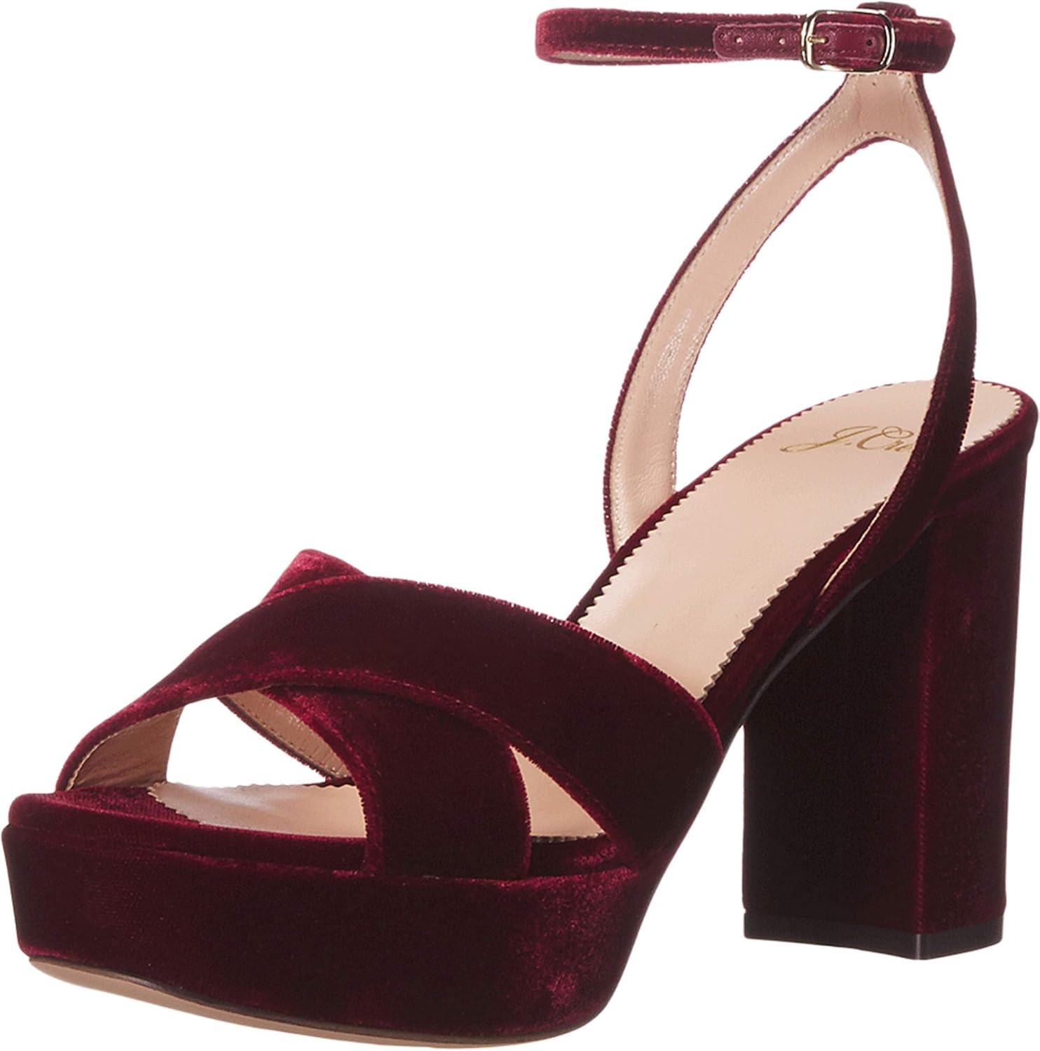 j crew platform flip flops