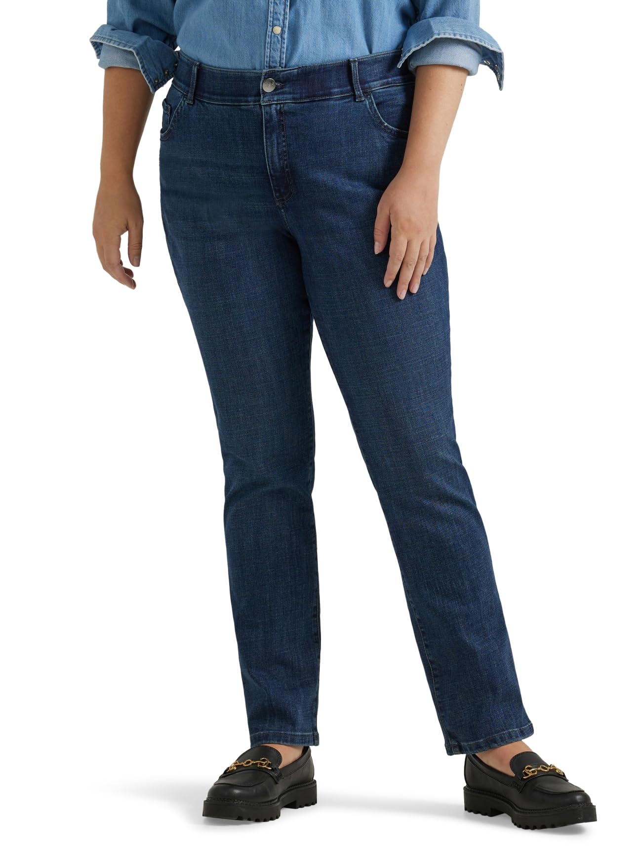 Lee Plus Size Jeans For Women Lee Women's Size Ultra Lux Mid-Rise