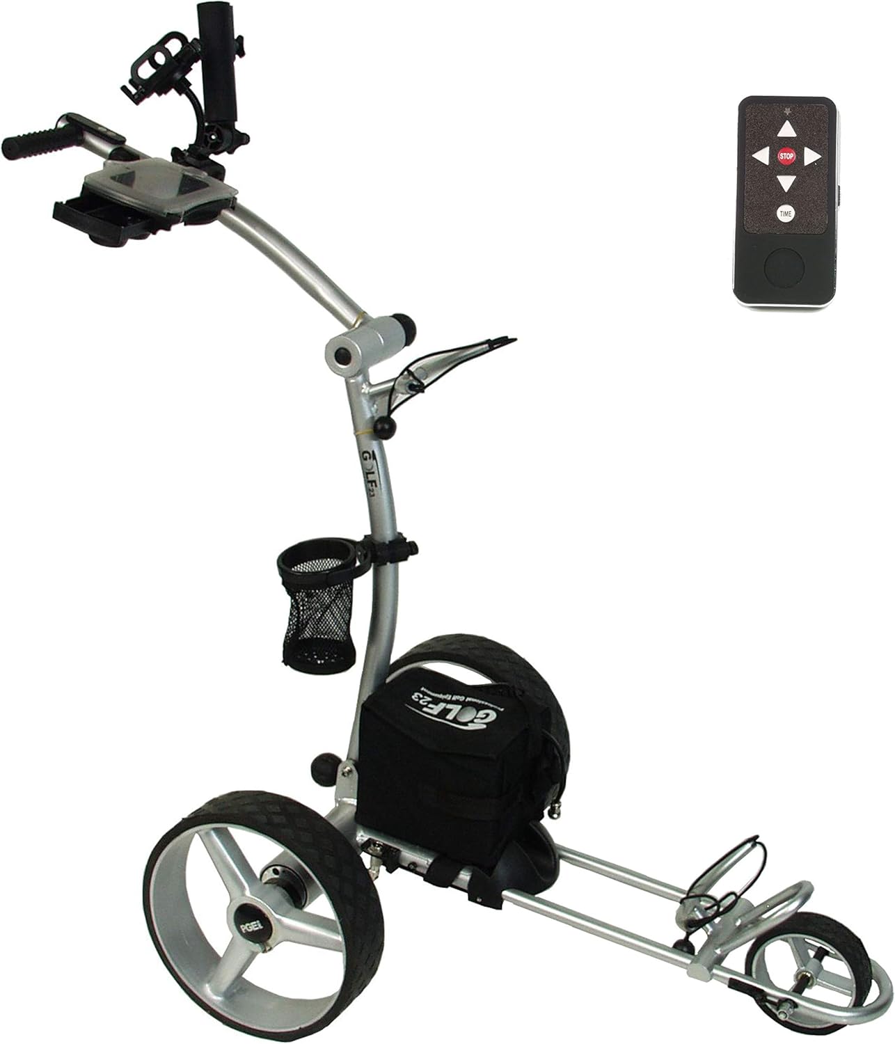 Electric Golf Trolley PGE 200 BSI, 250W, incl. Batteries, 15 kg Amazon.co.uk Sports & Outdoors