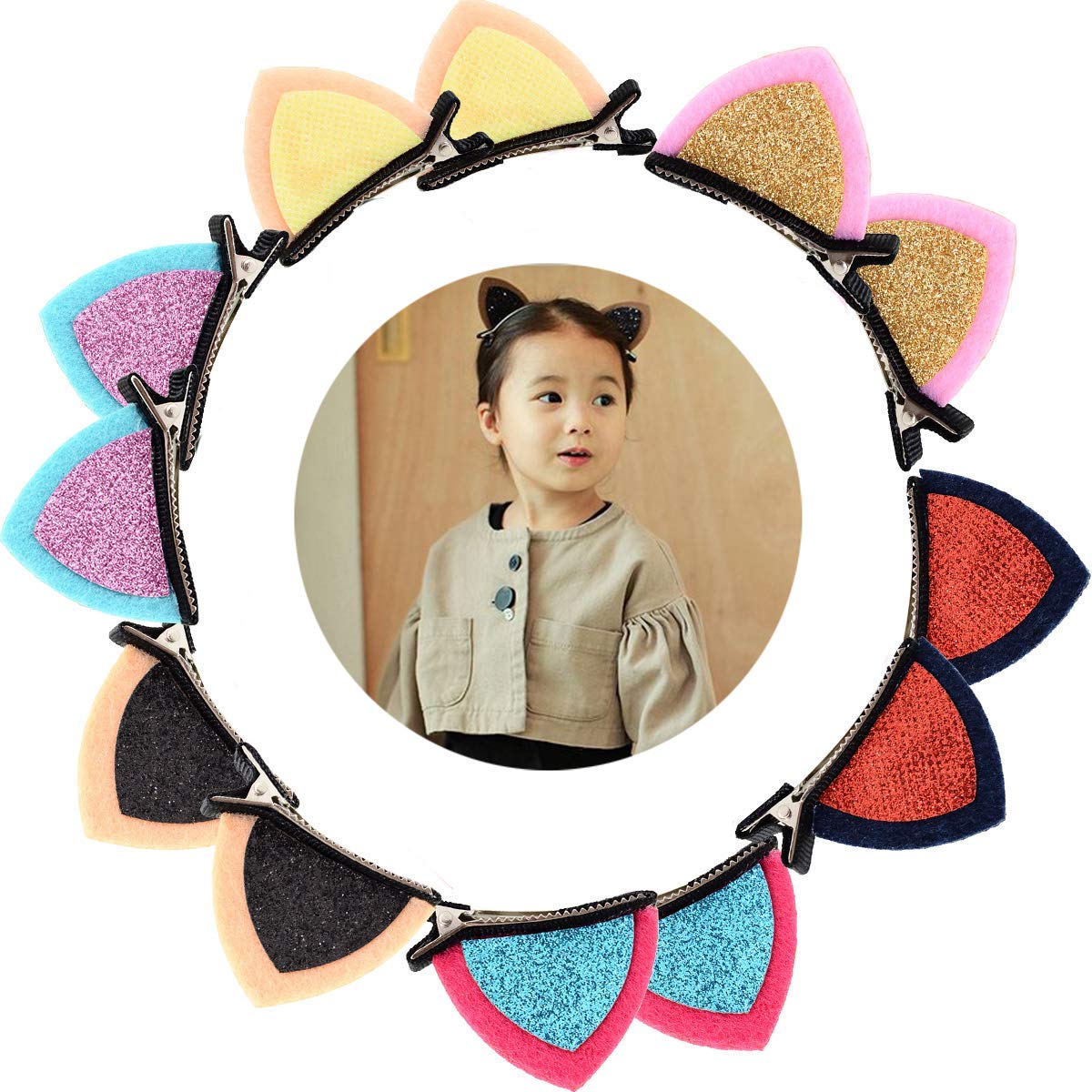 ThEast Barrette For Girls Kids Loveliness Handwork Hair : Beauty