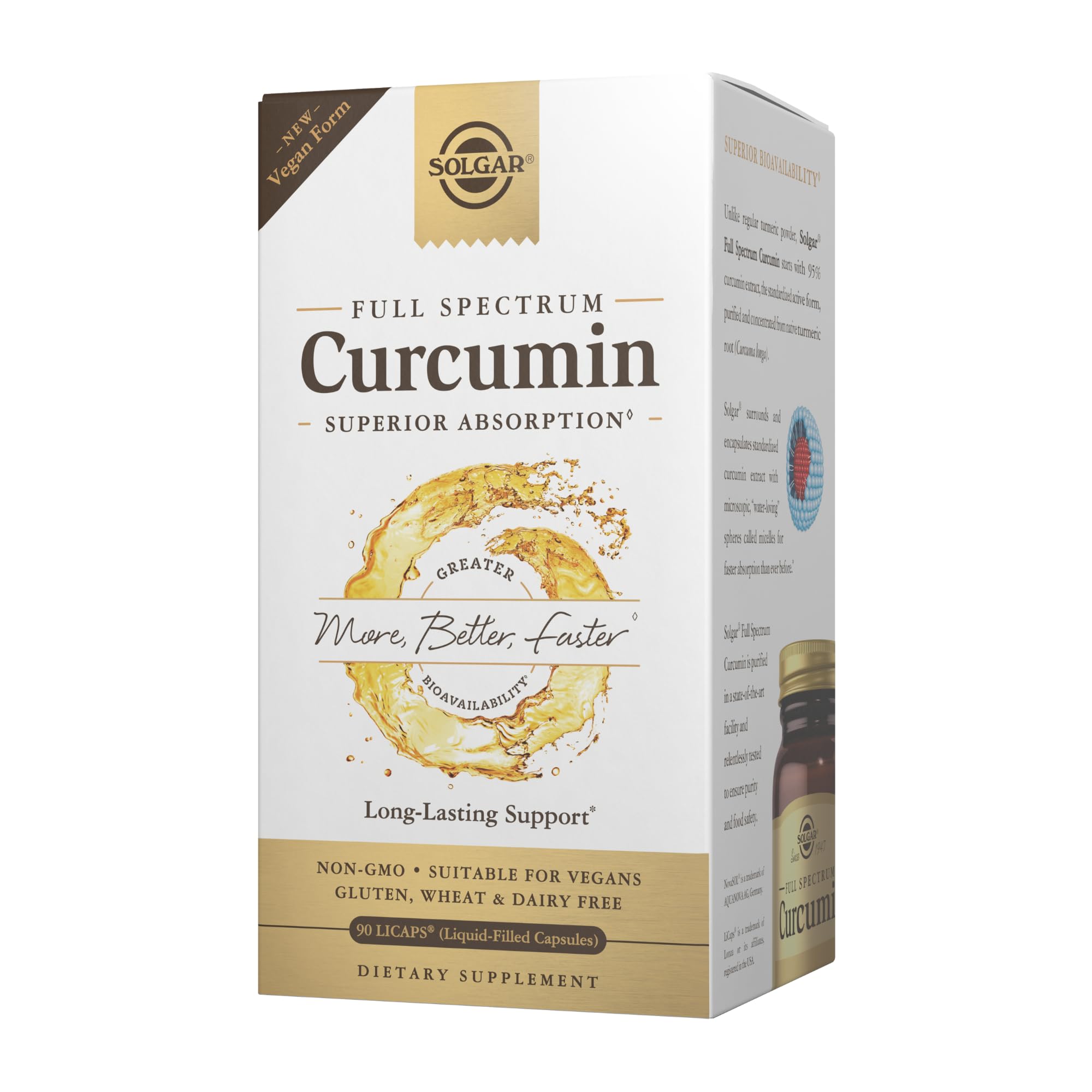Solgar Full Spectrum Curcumin - 90 LiCaps