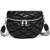 Eslcorri Crossbody Bags for Women - Fashion Sling Purse Shoulder Bag Fanny Pack Leather Causal Chest Bum Bag Cross Body Purse