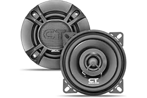 CT Sounds BIO-4-COX 4 Inch Coaxial Car Speakers, 160 Watts Max, Pair
