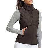 M MAELREG Golf Vest for Women Lightweight Slim Fit Outerwear Puffer Vest Windproof Sleeveless Warm Winter jacket