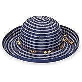 Wallaroo Hat Company Women’s Breton Sun Hat – UPF 50+ UV Sun Protection, Packable, Travel-Friendly, Adjustable, Medium Size
