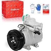 PHOBOOS A/C compressor with Clutch Compatible with Hyundai Accent | for Hyundai Accent 2001-2005 L4 1.6L (Not for 1.5L), For HS15 Compressor, Fast Cooling, Low Noise, Ref.CO-10920C