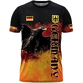 Personalized Vintage German T-Shirt, Custom Germany Shirts for Men
