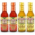 Eaton's Crushed Red Pepper-Yellow Jamaican Scotch Bonnet Pepper Sauce & Chili Sauce Gift Kit Set -Use as Hot Sauce, Red Pepper Sauce for Dish (Crush Peppers Sauces and Scotch Bonnet Sauces 4 Pack)
