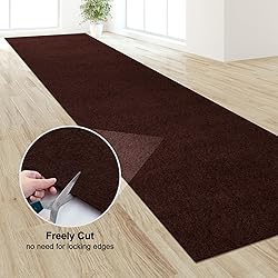 BESTVUE 4' x 79' Runner Rugs with Rubber