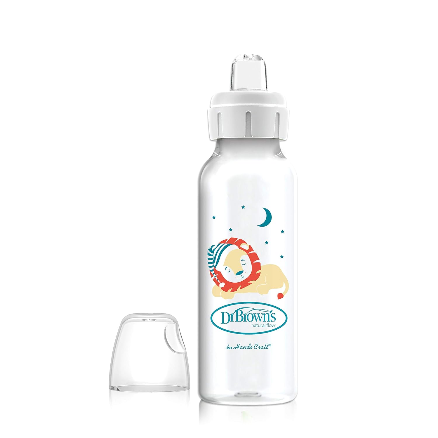 Dr. Brown's Options+ Sippy Spout Baby Bottles, Fox & Lion, 8 Ounce, 2 Count : Baby