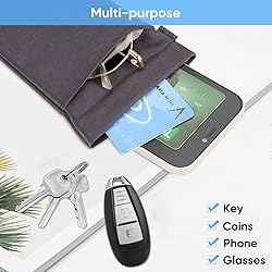 FINTIE Double Eyeglasses Pouch with Carrying