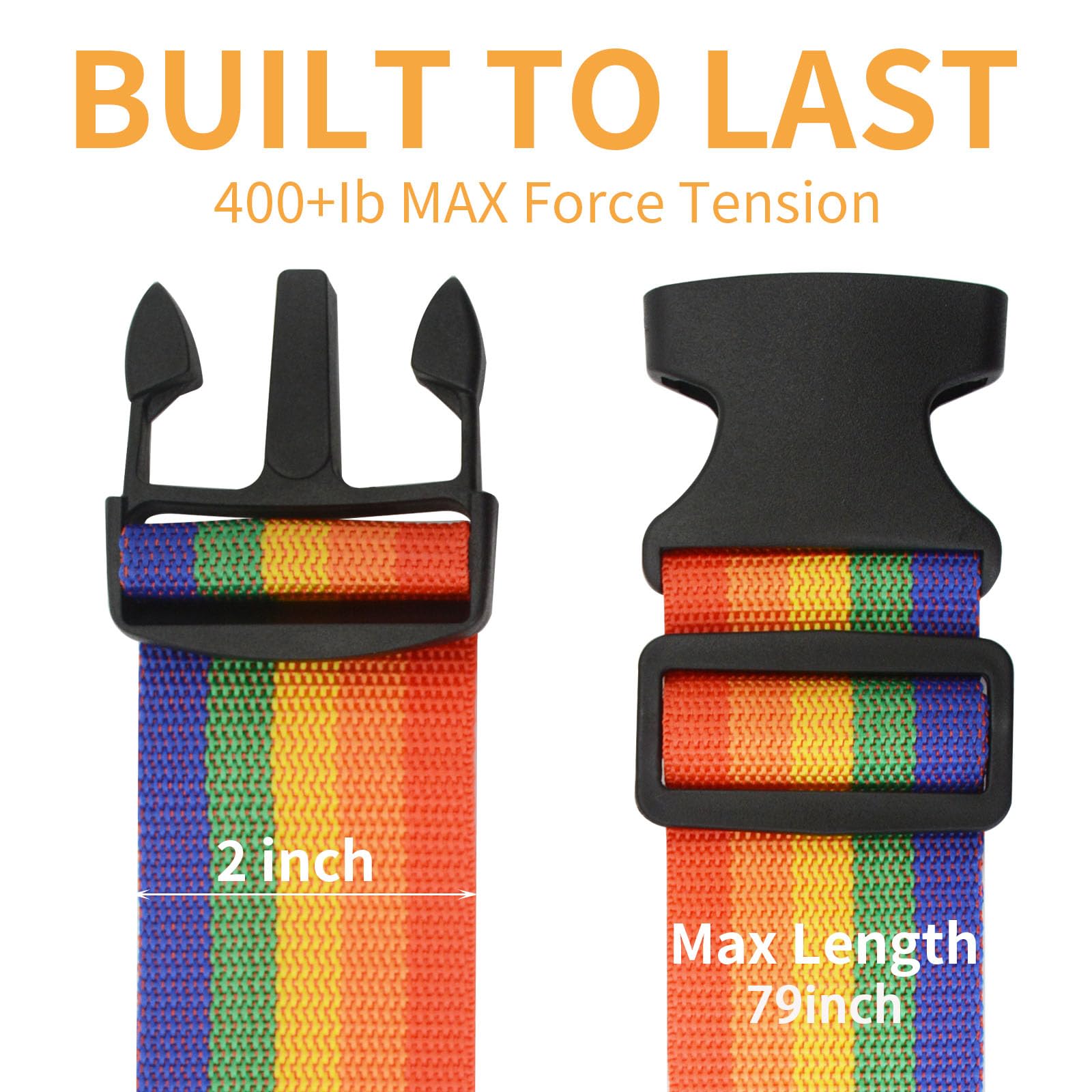 BILIONE BILIONE 4 Pack Luggage Straps 79