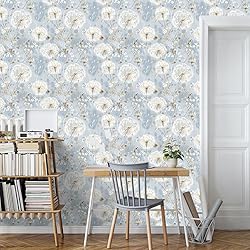 Nukofal Floral Peel and Stick Wallpaper Dandelion