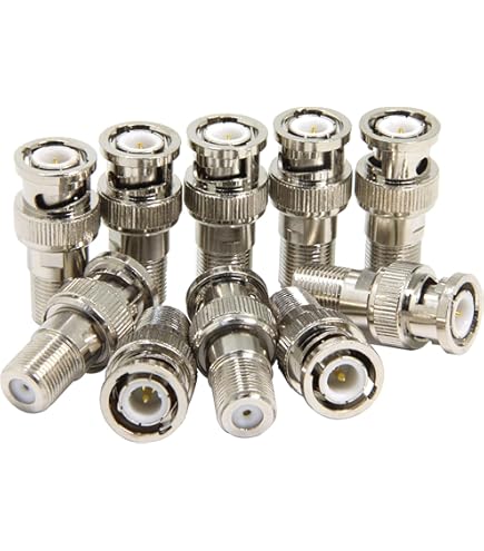 BNC Connector - BNC Connector, BNC Male, Twist-on (schroef), Metaal