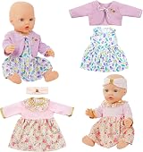 Aolso Doll Clothes 14-18 Inch 35-45 cm Set of 4 Outfits with Socks view 8