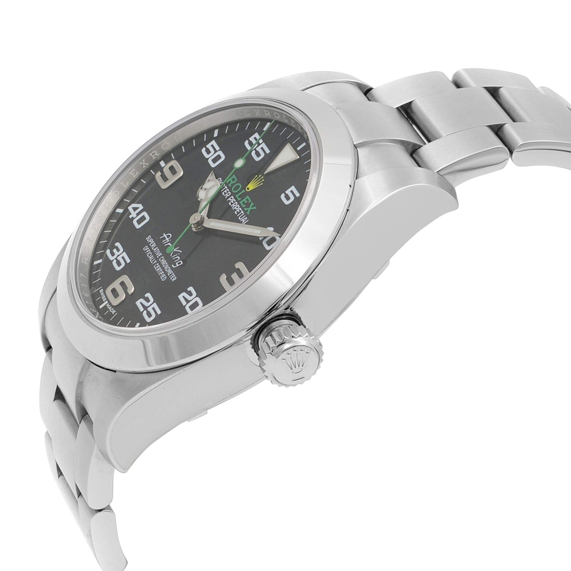 Rolex Air King Black Dial Stainless Steel Men's Watch 116900BKAO