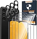 Jeywiry 3 Pack Screen Protector Compatible for Samsung Galaxy A13 4G / 5G / LTE with 3 Pack Camera Lens Protector, Ultra HD T