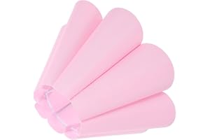 Beavorty Decorative Pink Fabric Lamp Shade with Petal Design for Table Lamps, Suitable for Bedroom and