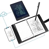 Ophaya Smart Pen &amp; Reusable Digital Notebook &ndash; Sync Notes to Your App | Electronic Notebook Writing Pad for College Students &amp; Work Meetings &ndash; Converts to Text, Stores Offline,Voice Recording