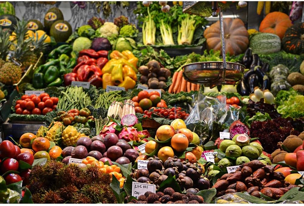 Wooden Jigsaw Puzzles Vegetables and Fruits Adult Children's Food Puzzles Game Decorative Gift 500-5000 Pieces 129 (Size : 3000 Pieces)