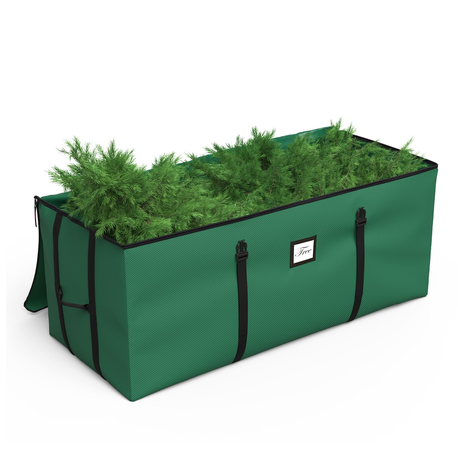 Photo 1 of Patiobay Christmas Tree Storage Bag 9 Ft Xmas Artificial Disassembled Trees, 600D Waterproof Oxford Fabric, Reinforced Handles and Dual Zippers, Heavy Duty Storage Contain