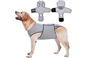 Nanaki After Surgery Dog Recovery Suit Female Spay-Male Neuter Surgery Suit For Dogs,Abdominal Wounds Bandages, E-Collar & Cone Alternative Prevent Licking,Soft Protective Pet Pajamas,Post-Op Wear, XL