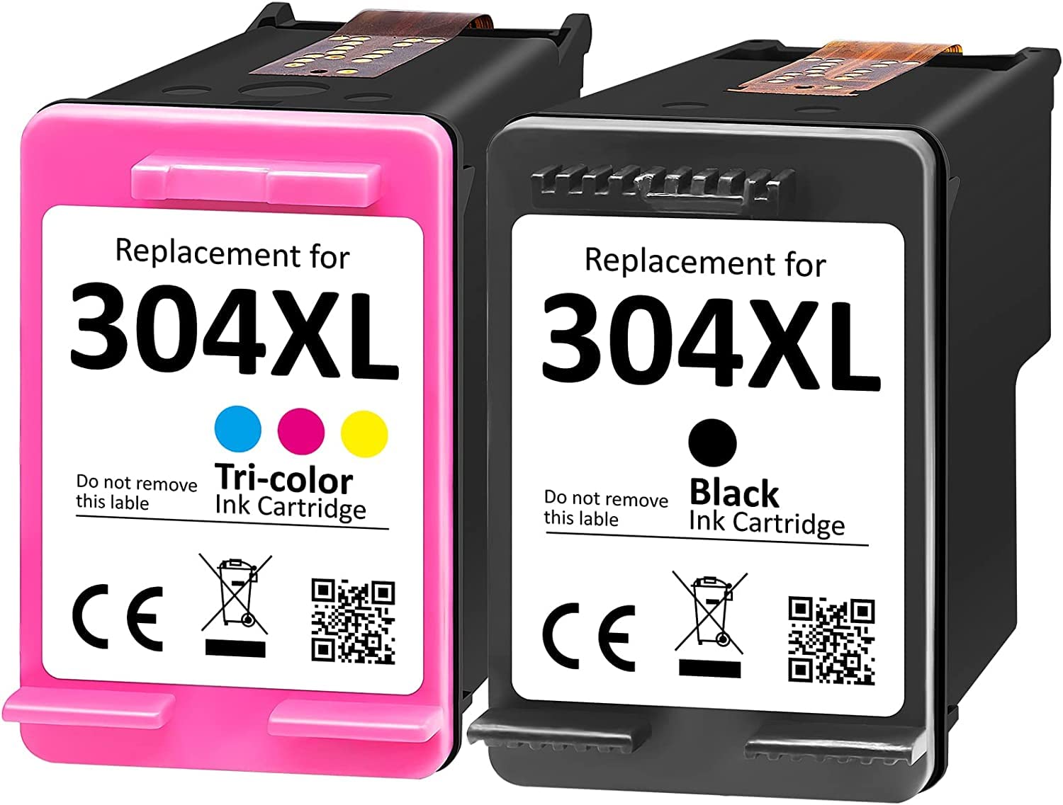HP Ink Cartridges for HP 304 304XL Ink Cartridges Combo Pack for HP Envy 5010 5020 5030 5032 Deskjet 2620 2622 2630 2632 2633 2634 3720 3730 3733 3735 3750 3760 3762 3764 (Black Colour)