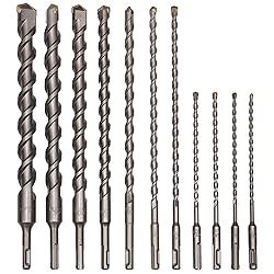 HLOFIZI SDS Plus Bits 11-Piece Rotary Hammer Drill