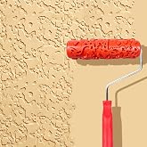 Nichiyo 7" Textured Paint Roller, Wall Texture Roller for Pattern Art | Rubber Texture Roller,Durable, Wear-Resistant, Unique Textures,Washable &amp; Reusable,Walls Pattern Texture Tools,EG323T-A