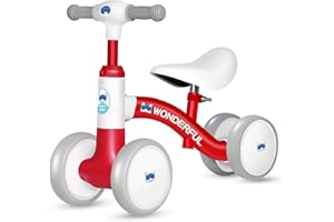 HULKNPEW Baby Balance Bike,bakeling Balance Bike 2 Year Old,Bike seat for Kids,4 Wheelsbalance Bike 2+ Year Old,Baby Balance Bike with 4 Wheels