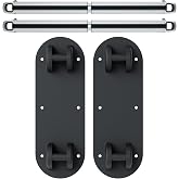 TWRAPS Cargo Crossbars Wall Mount Plates for Rivian R1T &amp; R1S, 800 lbs Weight Capacity