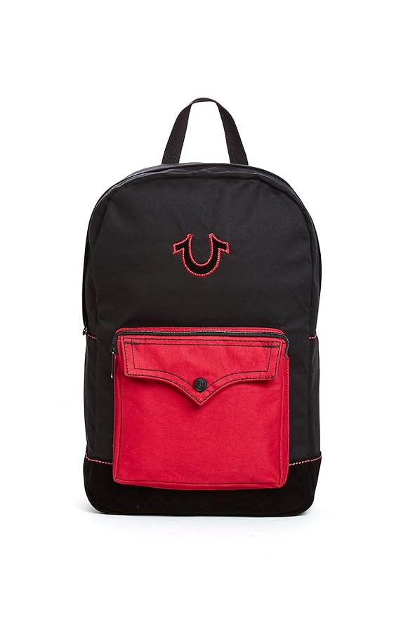 Buy True Religion Men's Indigo Big T Backpack, OS (Black) at Amazon.in
