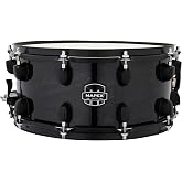Mapex MPX Maple/Poplar Hybrid Shell Snare Drum, 14 in. X 6.5 in., Transparent Midnight Black