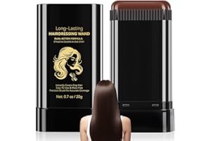 YHFGTTIO Hair Color Stick, 2 in 1 Instant Dye, Hair Dye Stick, Safe Portable Color Touch-Up Hair Sticks, Cover Gray Hair Color Correction Sticks for Women & Men, Waterproof and Sweat-Proof, 2Pack (Light Brown)