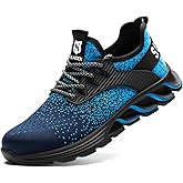 SUADEX Steel Toe Sneakers for Men Women Indestructible Work Safety Shoes Lightweight Comfortable Slip Resistant Composite Toe
