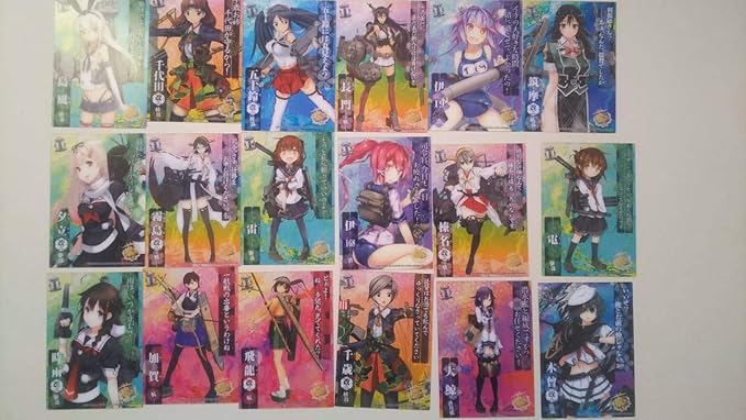 Amazon 艦隊これくしょん 艦娘クリアカードこれくしょんガムpart336種類38枚まとめて アニメ 萌えグッズ 通販