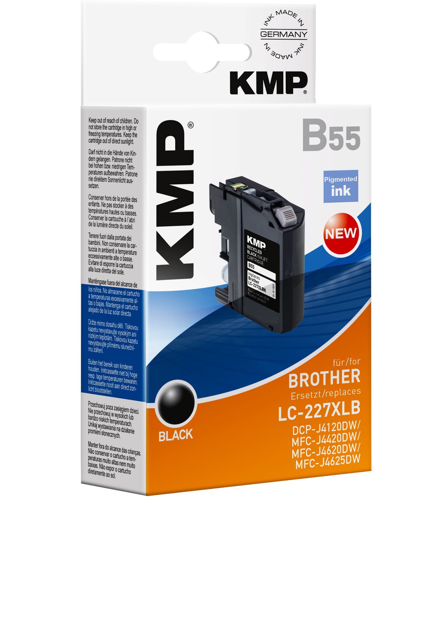 KMP LC227XLBK - ink cartridges (Black, Brother, LC227XLBK, Brother DCP J 4120 DW - Brother MFC-J 4420 DW - Brother MFC-J 4620 DW - Brother MFC-J 4625 DW, Box)